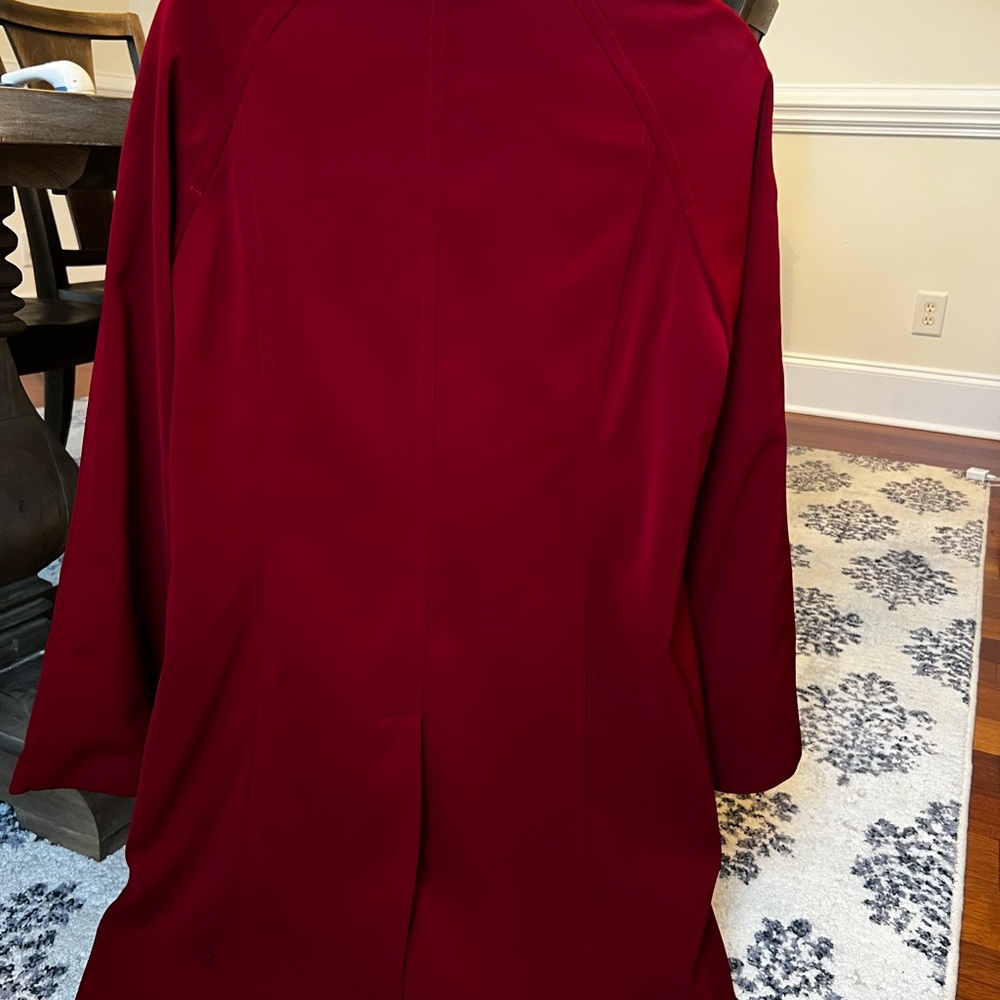 London Fog Women's Scarlet Trench Coat - Picture 3 of 3